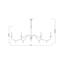 Z-Lite 63" Toussant 6 Light Chandelier image 21