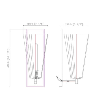 Z-Lite 7.25" Farrell 1 Light Wall Sconce image 21
