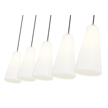 Z-Lite 7.25" Farrell 5 Light Linear Chandelier image 11