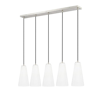 Z-Lite 7.25" Farrell 5 Light Linear Chandelier image 12