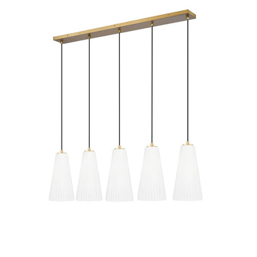 Z-Lite 7.25" Farrell 5 Light Linear Chandelier image 14