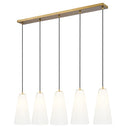 Z-Lite 7.25" Farrell 5 Light Linear Chandelier image 2