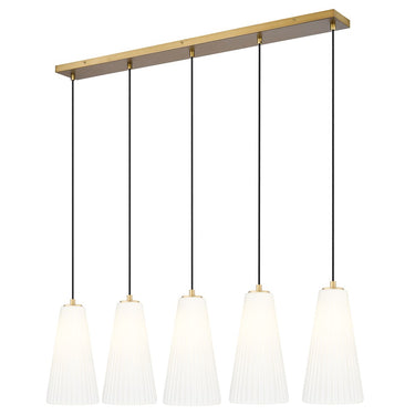 Z-Lite 7.25" Farrell 5 Light Linear Chandelier image 2