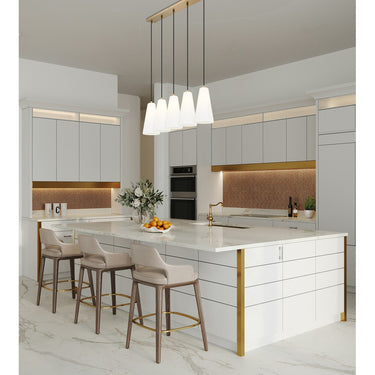 Z-Lite 7.25" Farrell 5 Light Linear Chandelier image 20