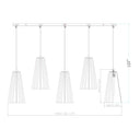 Z-Lite 7.25" Farrell 5 Light Linear Chandelier image 21