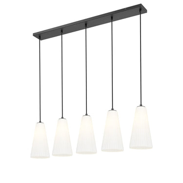 Z-Lite 7.25" Farrell 5 Light Linear Chandelier image 7