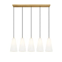 Z-Lite 7.25" Farrell 5 Light Linear Chandelier image 8