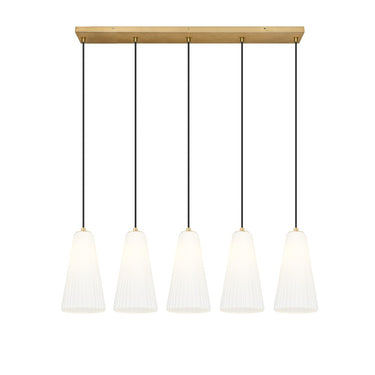 Z-Lite 7.25" Farrell 5 Light Linear Chandelier image 8