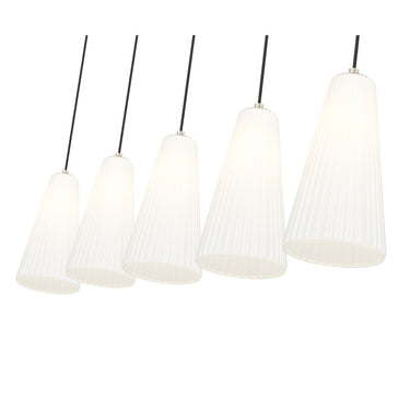 Z-Lite 7.25" Farrell 5 Light Linear Chandelier image 9