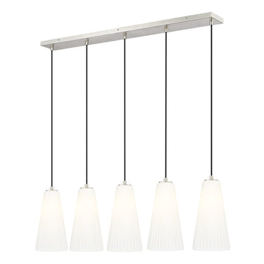 Z-Lite 7.25" Farrell 5 Light Linear Chandelier image