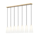 Z-Lite 7.25" Farrell 7 Light Linear Chandelier image 2