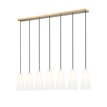 Z-Lite 7.25" Farrell 7 Light Linear Chandelier image 2