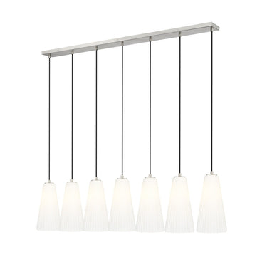 Z-Lite 7.25" Farrell 7 Light Linear Chandelier image