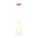 Z-Lite 7.25" Farrell Glass 1 Light Pendant image 1