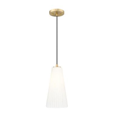 Z-Lite 7.25" Farrell Glass 1 Light Pendant image 1