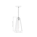 Z-Lite 7.25" Farrell Glass 1 Light Pendant image 14