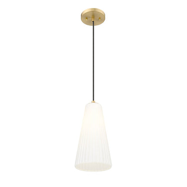 Z-Lite 7.25" Farrell Glass 1 Light Pendant image 5