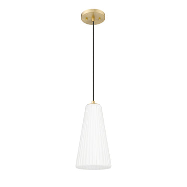 Z-Lite 7.25" Farrell Glass 1 Light Pendant image 9