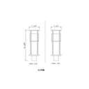 Z-Lite 7.25" Luca 1 Light Outdoor Post Mount Fixture image 5