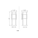 Z-Lite 7.25" Luca 2 Light Outdoor Wall image 7
