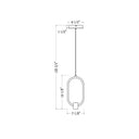 Z-Lite 7.25" Saros 1 Light Pendant image 7