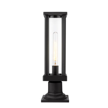Z-Lite 7.5" Glenwood 1 Light Outdoor Pier Mounted Fixture image 1