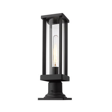 Z-Lite 7.5" Glenwood 1 Light Outdoor Pier Mounted Fixture image