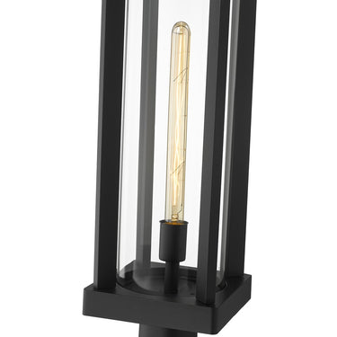 Z-Lite 7.5" Glenwood Glass 1 Light Outdoor Pier Mounted Fixture image 3