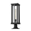 Z-Lite 7.5" Glenwood Glass 1 Light Outdoor Pier Mounted Fixture image 4