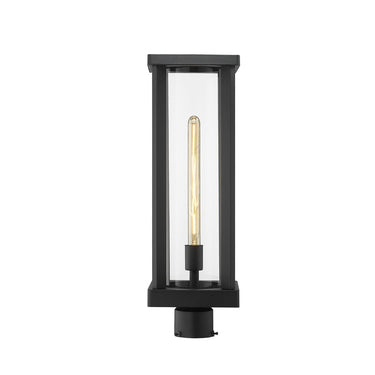 Z-Lite 7.5" Glenwood Glass 1 Light Outdoor Post Mount Fixture image 1