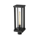 Z-Lite 7.5" Glenwood Glass 1 Light Outdoor Post Mount Fixture image 2