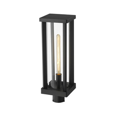 Z-Lite 7.5" Glenwood Glass 1 Light Outdoor Post Mount Fixture image 2
