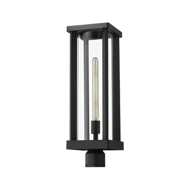 Z-Lite 7.5" Glenwood Glass 1 Light Outdoor Post Mount Fixture image 4