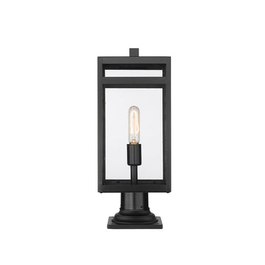 Z-Lite 7.5" Nuri 1 Light Outdoor Pier Mounted Fixture image 1