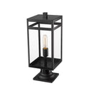 Z-Lite 7.5" Nuri 1 Light Outdoor Pier Mounted Fixture image 2