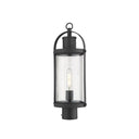 Z-Lite 7.5" Roundhouse 1 Light Outdoor Post Mount Fixture image 1