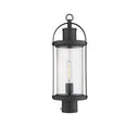 Z-Lite 7.5" Roundhouse 1 Light Outdoor Post Mount Fixture image 4