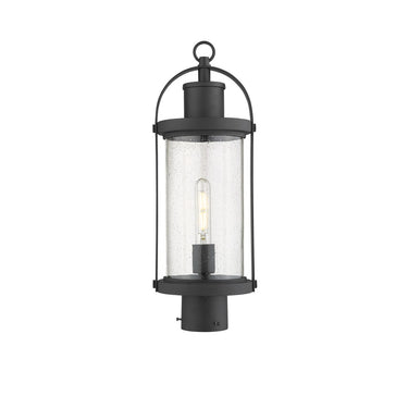 Z-Lite 7.5" Roundhouse 1 Light Outdoor Post Mount Fixture image
