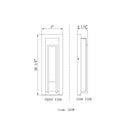 Z-Lite 7" Keaton 1 Light Outdoor Wall image 7