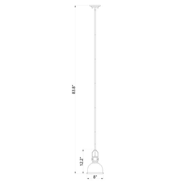 Z-Lite 8.25" Melange 1 Light Pendant image 14