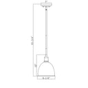 Z-Lite 8.25" Sawyer 1 Light Pendant image 21