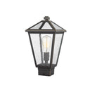 Z-Lite 8.25" Talbot 1 Light Outdoor Post Mount Fixture image 1
