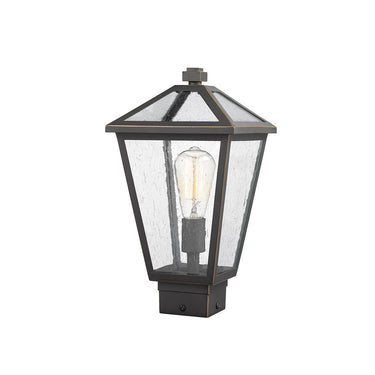 Z-Lite 8.25" Talbot 1 Light Outdoor Post Mount Fixture image 1