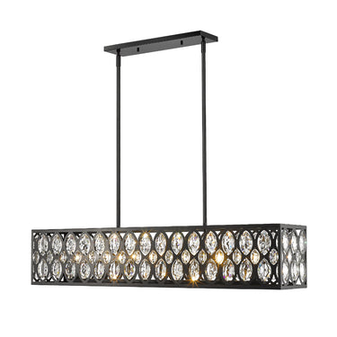 Z-Lite 8.5" Dealey 7 Light Linear Chandelier image 2