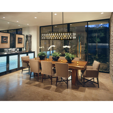 Z-Lite 8.5" Dealey 7 Light Linear Chandelier image 5