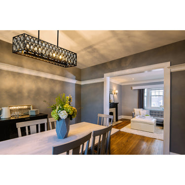 Z-Lite 8.5" Dealey 7 Light Linear Chandelier image 6