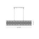 Z-Lite 8.5" Dealey 7 Light Linear Chandelier image 7