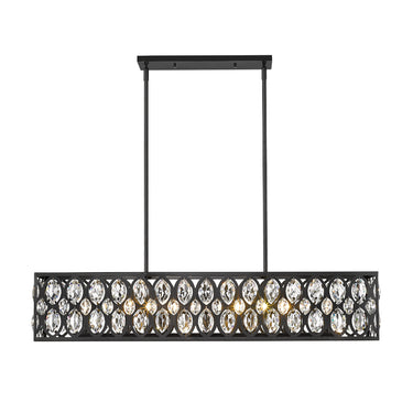 Z-Lite 8.5" Dealey 7 Light Linear Chandelier image