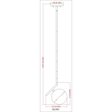 Z-Lite 8.5" Realm Sphere 1 Light Pendant image 21