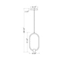 Z-Lite 8.75" Saros 1 Light Pendant image 7